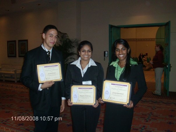 Richard Blisset(left) at ABRCMS
